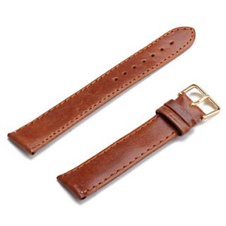 USD $ 1.29   Unisex PU Leather Watch Strap 18MM(Brown),