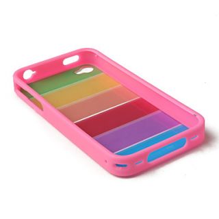 EUR € 5.33   Schutz Regenbogen Hartschalenetui für iPhone 4G (rosa