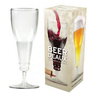 USD $ 11.49   Beer Bottle Shaped Goblet Wine Glass,