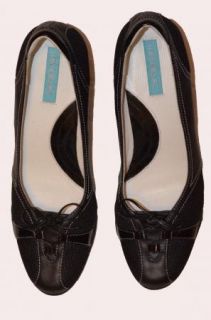 SA Michelle K High Heel Shoes Pumps Black Mesh Leather Textile Upper 9