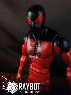 Marvel Legends New Kaine Scarlet Spider Custom Action Figure by Raybot