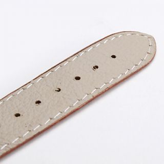 USD $ 1.29   Unisex PU Leather Watch Strap 18MM(Brown),