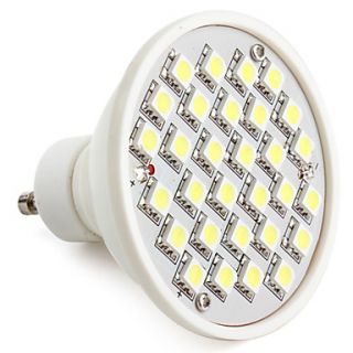 EUR € 8.27   30 5050 SMD gu10 6w 300lm natural de bulbo blanco del