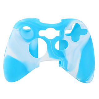 Protective Dual Color Silicone Case for Xbox 360 Controller (White and