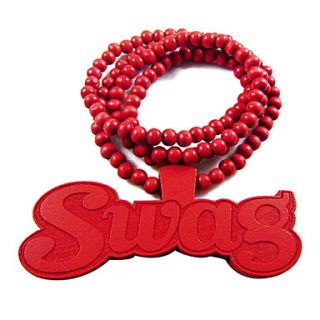 USD $ 5.69   SWAG Wooden Necklace,