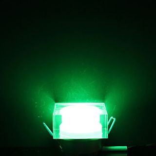 3w 201lm 520 535K luz verde cubo lâmpada do teto de cristal lâmpada