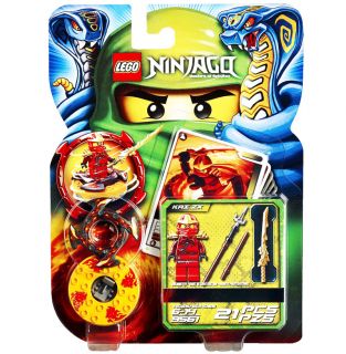 NINJAGO KAI ZX SPINNER SET 9561 minifig battle cards red ninja toy guy