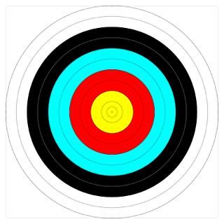 Wall Art  Posters  Archery Target Poster