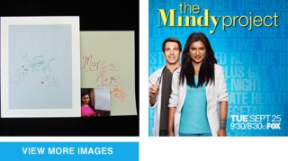 Signed Art Created by Mindy Kaling of the FOX Series THE MINDY PROJECT