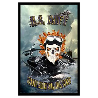 Navy, Death from Sea, Air, Land Poster