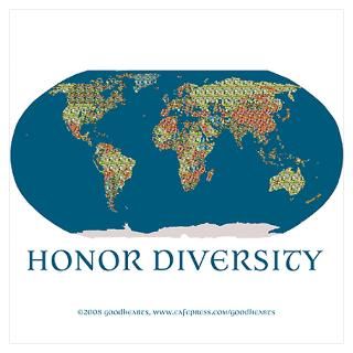 Wall Art  Posters  Honor Diversity Poster