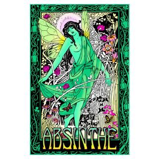 Wall Art  Posters  Absinthe Green Fairy Poster