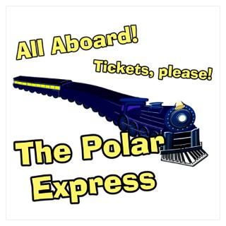 Wall Art  Posters  All Aboard Polar Express Poster