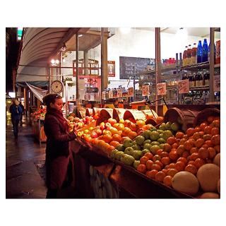 Fruits at Farmers Market in Color Poster