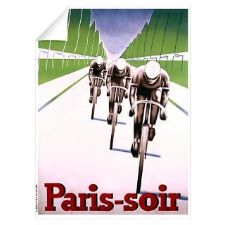 Paris, Soir, Vintage Poster, by Abel Brunyer Wall Decal