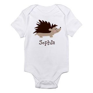 Baby Name Gifts  Baby Name Baby Clothing  Custom Name Hedgehog