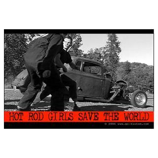Wall Art  Posters  Rat Rod Fight Poster