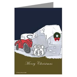 Illinois Route 66 Greeting Cards (Pk of 10) by Americasaurus
