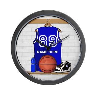 Personalized Basketball Jerse Wall Clock
