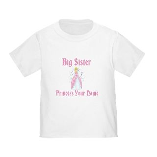 Babies Gifts  Babies T shirts  Big Sister Princess Personali T
