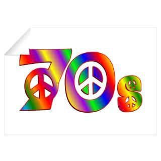 Wall Art  Wall Decals  70s PEACE SIGN Wall Decal