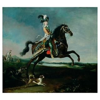 Equestrian Portrait of Marie Antoinette (1755 93)