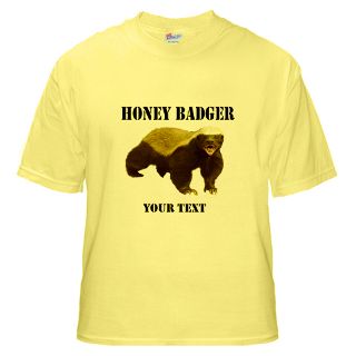 Animal Gifts  Animal T shirts  Honey Badger Customized T