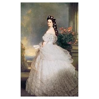 Elizabeth (1837 98), Empress of Austria, 1865 (oil Poster