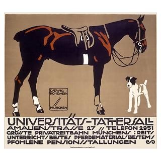 Wall Art  Posters  Horse and Fox Terrier