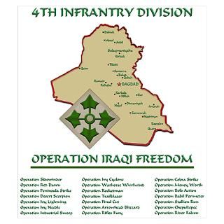 Wall Art  Posters  4th Infantry Division Wall Art