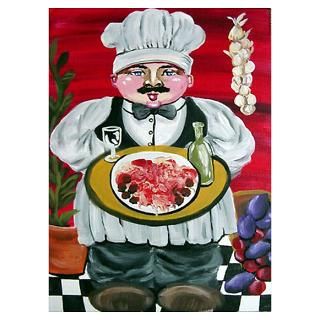 Wall Art  Posters  Italian Chef Poster