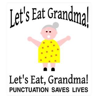 Wall Art  Posters  Lets Eat Grandma Wall Art