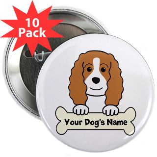 Cocker Spaniel Gifts  Cocker Spaniel Buttons  Personalized Cocker