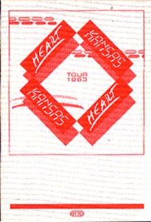 Heart Kansas 1983 Tour Backstage Pass All Access