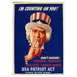 Wall Art  Posters  Anti Patriot Act Retro Poster