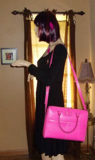 Kate Spade Kingston Wellesley Fiesta Rose Leather Bag WKRU1614