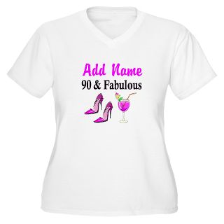 90 Gifts  90 Plus Size  HAPPY 90TH BIRTHDAY T Shirt