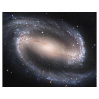 Wall Art  Posters  Barred Spiral Galaxy Poster
