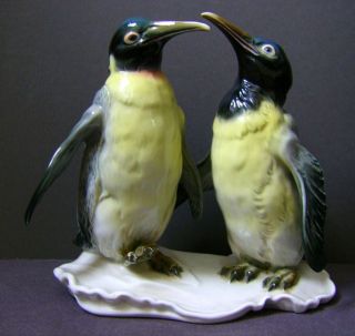Vintage Karl Ens Porcelain Bird Figure Penguin