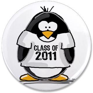 2011 Gifts  2011 Buttons  Class of 2011 Penguin 3.5 Button