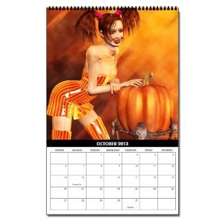 Hot Fantasy Pinups Vertical 2013 Wall Calendar by alansdkshop