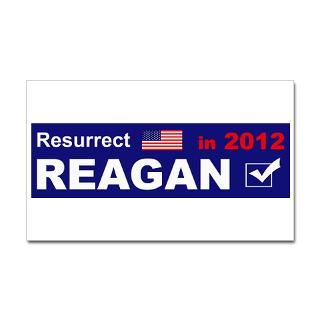 Resurrect Reagan in 2012 Rectangle Sticker by republicancounty