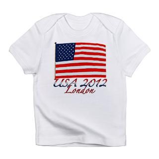 Gifts  American Flag T shirts  USA 2012 London 1 Infant T Shirt