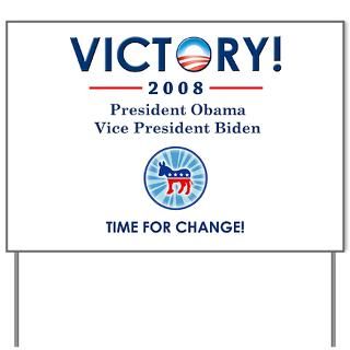 Obama Victory 2008 Yard Sign