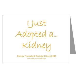 2009 Adopted Kidney Transplant Greeting Cards (Pk