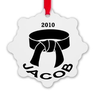 Jacob 2010 Black Belt Ornament for $12.50