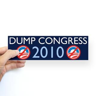 Dump Congress 2010 Sticker (Bumper)