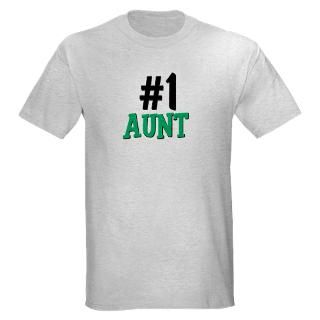 Number 1 AUNT T Shirt by familytshirts