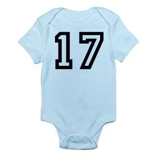 Number 17 Infant Creeper