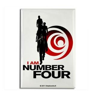 Am Number Four Movie Rectangle Magnet for $4.50